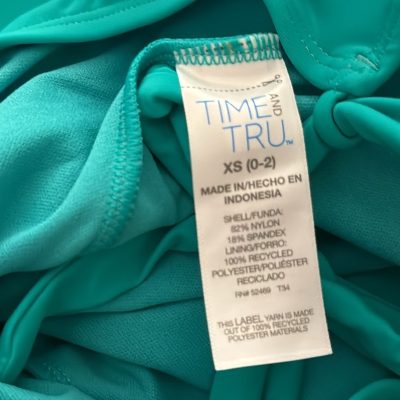 One Piece Missy Green Swimsuit - Picture 10 of 10